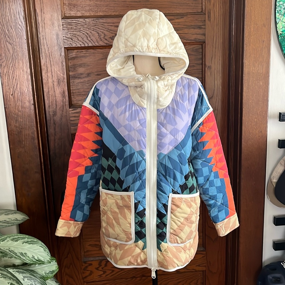 Free People FP Movement Pria Printed Packable Puffer Jacket XS